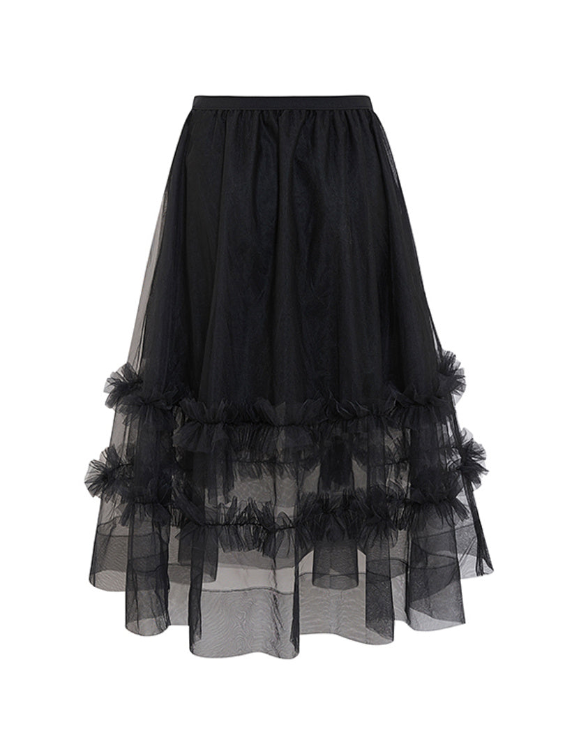 Tulle Flare Skirt