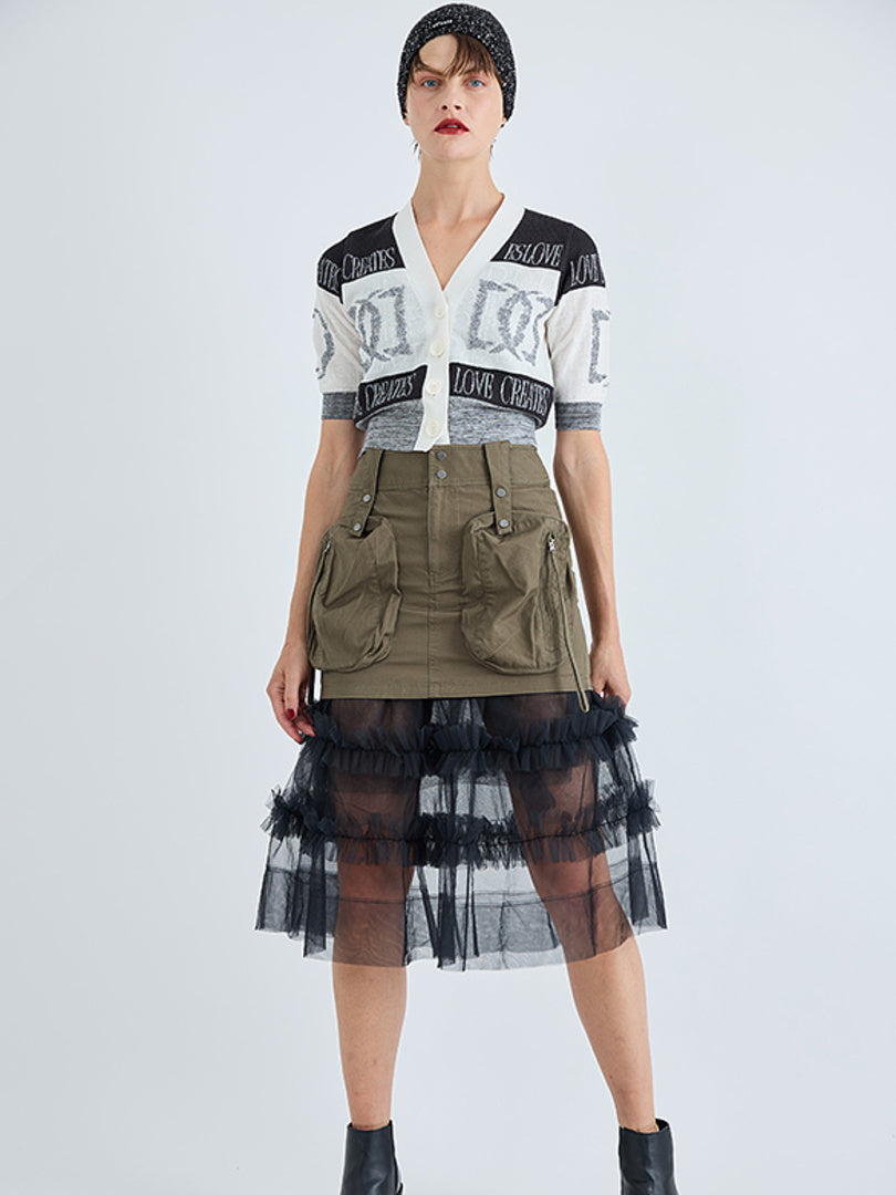 Tulle Flare Skirt