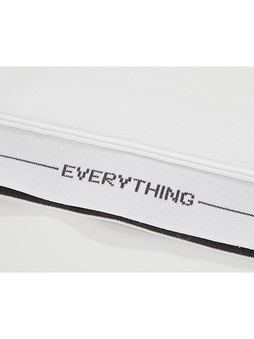 Logo Tape Short Length Long-Sleeves Knit