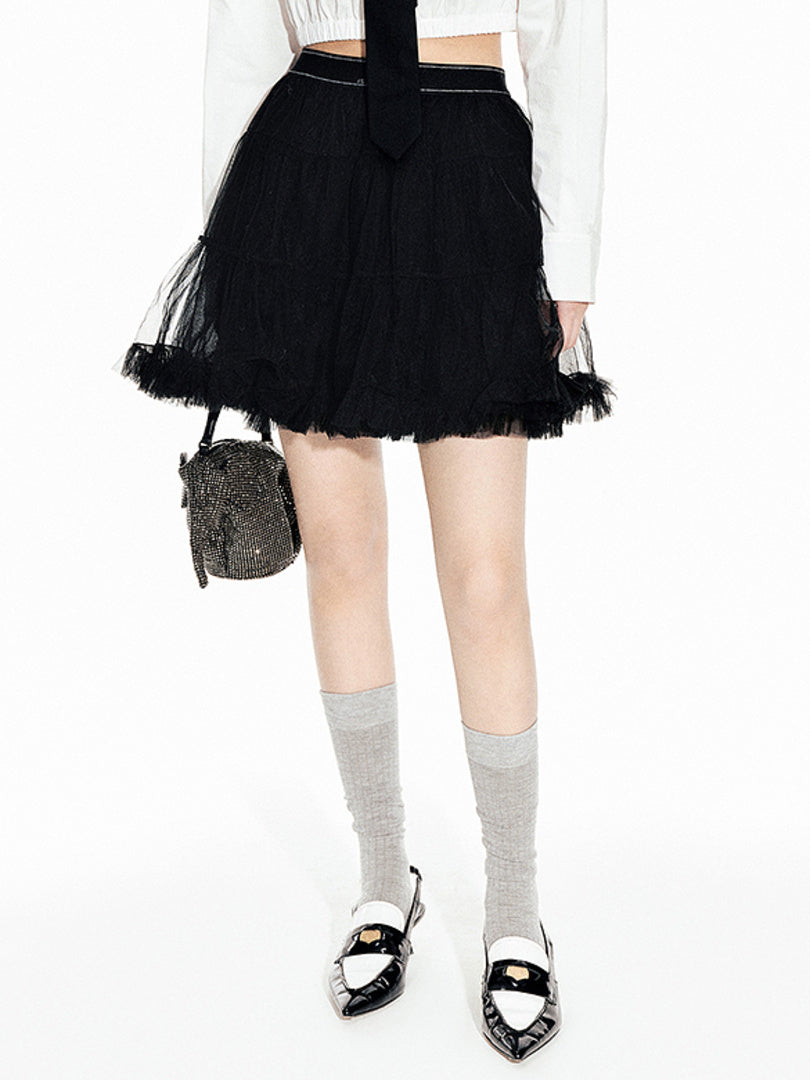 Tulle Short Length Skirt