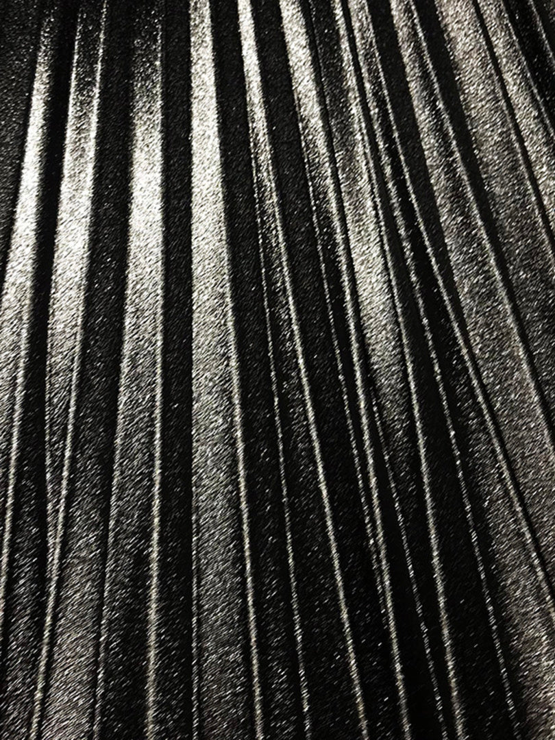 Satin Pleats Skirt