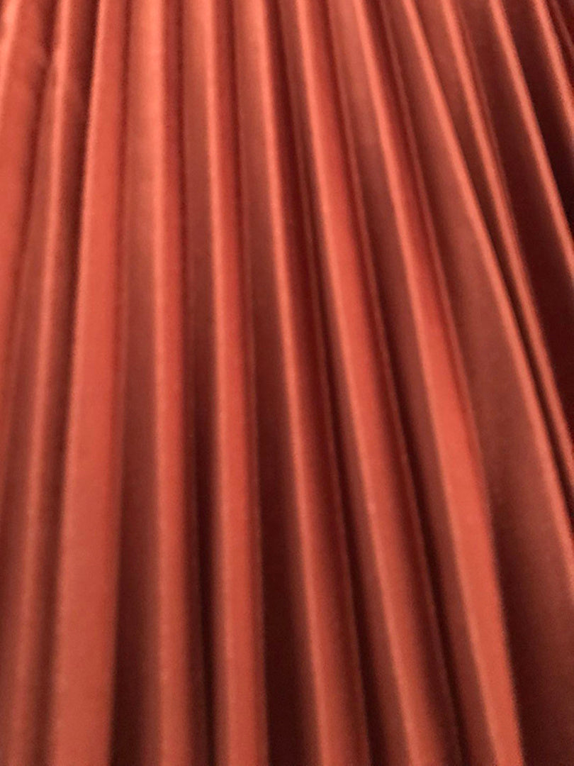 Satin Pleats Skirt