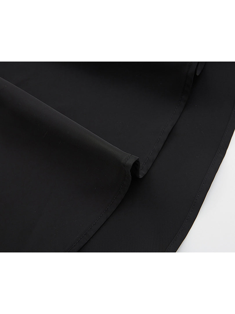 Center Zipper Long Length Skirt