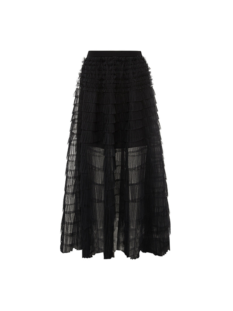 Tiered Tulle Skirt