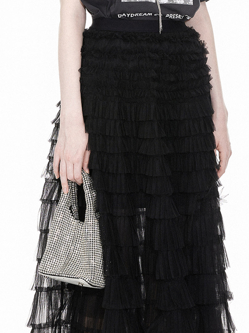 Tiered Tulle Skirt