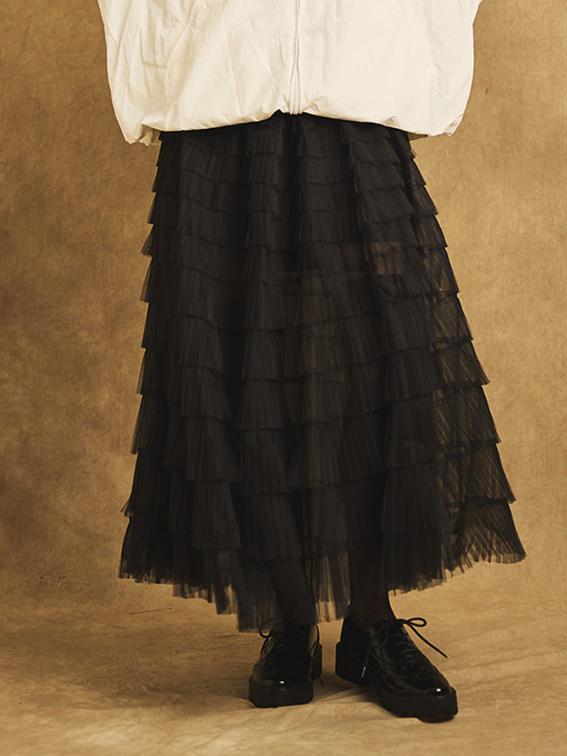 Tiered Tulle Skirt
