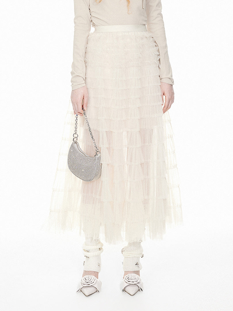 Tiered Tulle Skirt