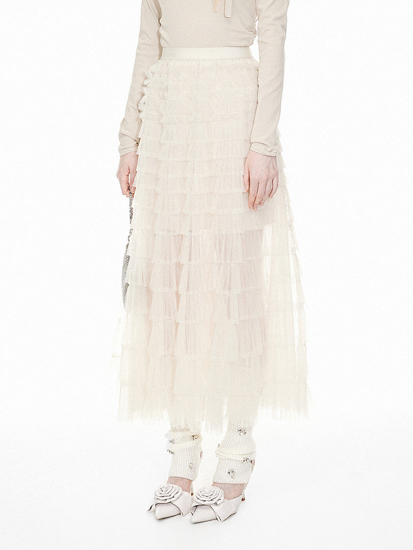 Tiered Tulle Skirt