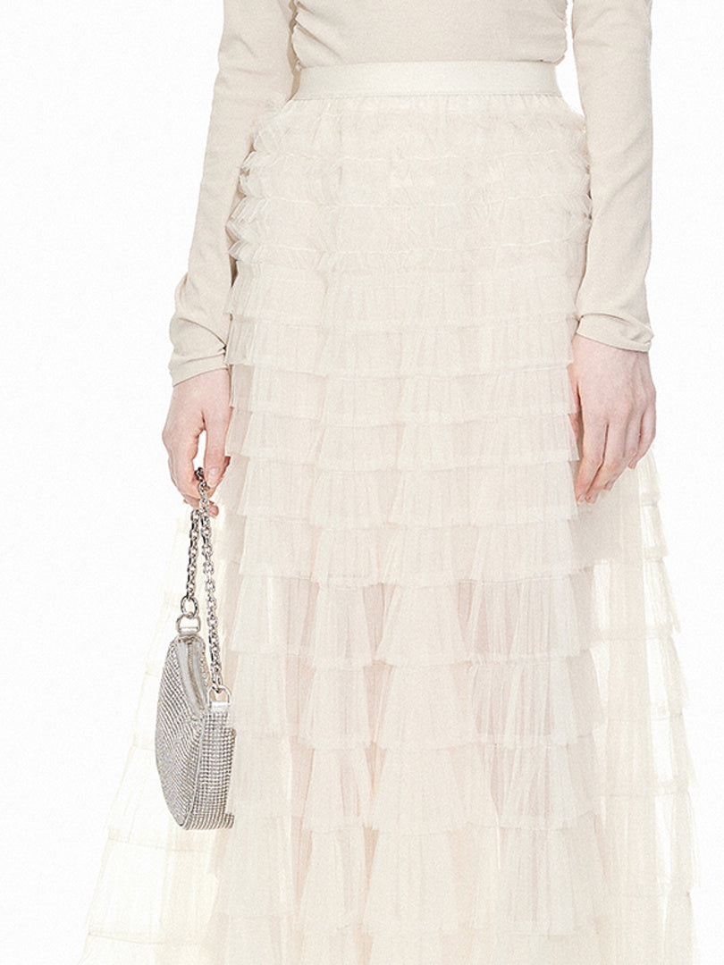 Tiered Tulle Skirt