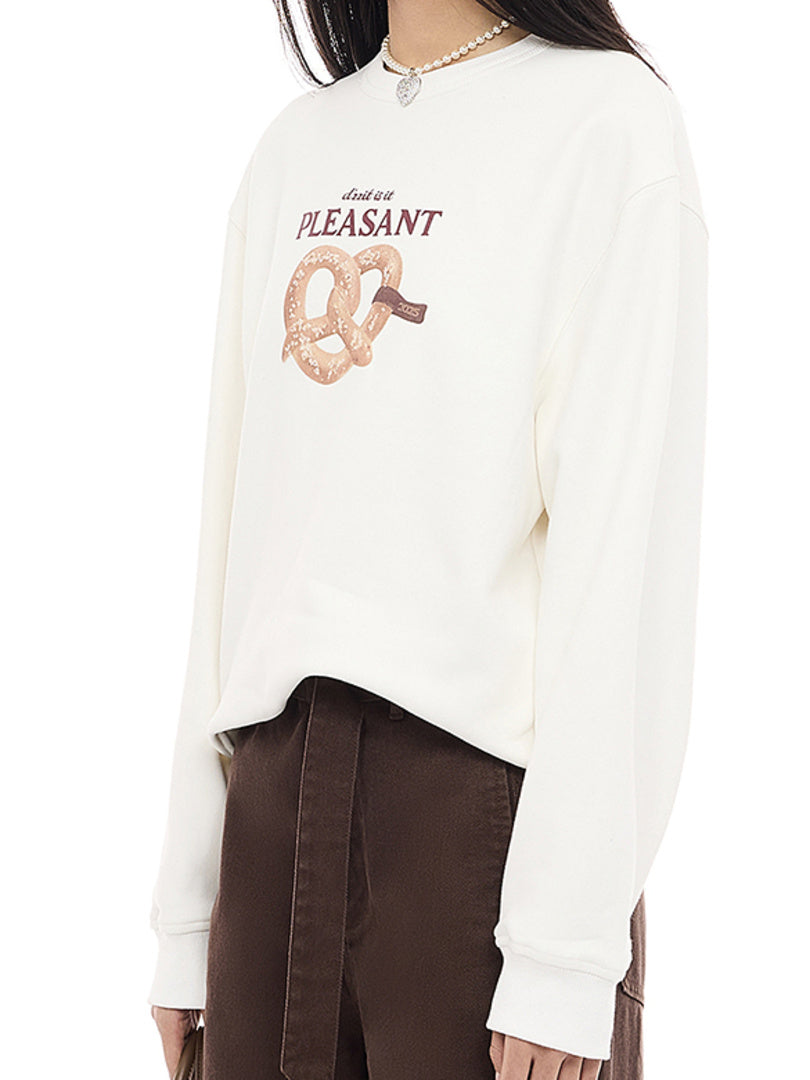 Sweets Printed Sweatshirt