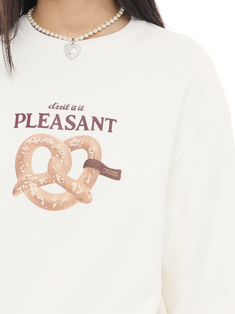 Sweets Printed Sweatshirt