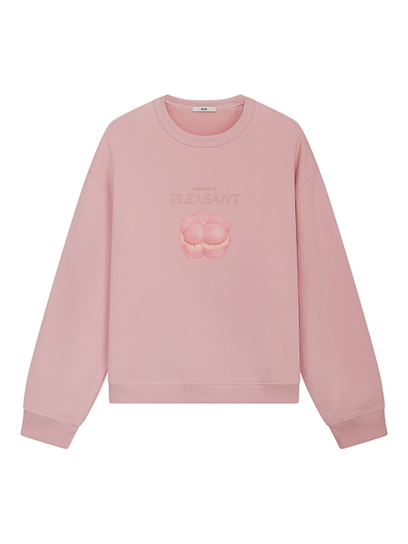 Sweets Printed Sweatshirt