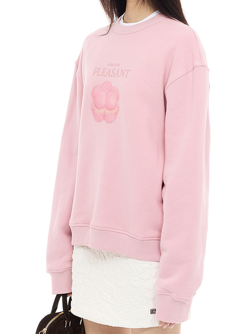 Sweets Printed Sweatshirt