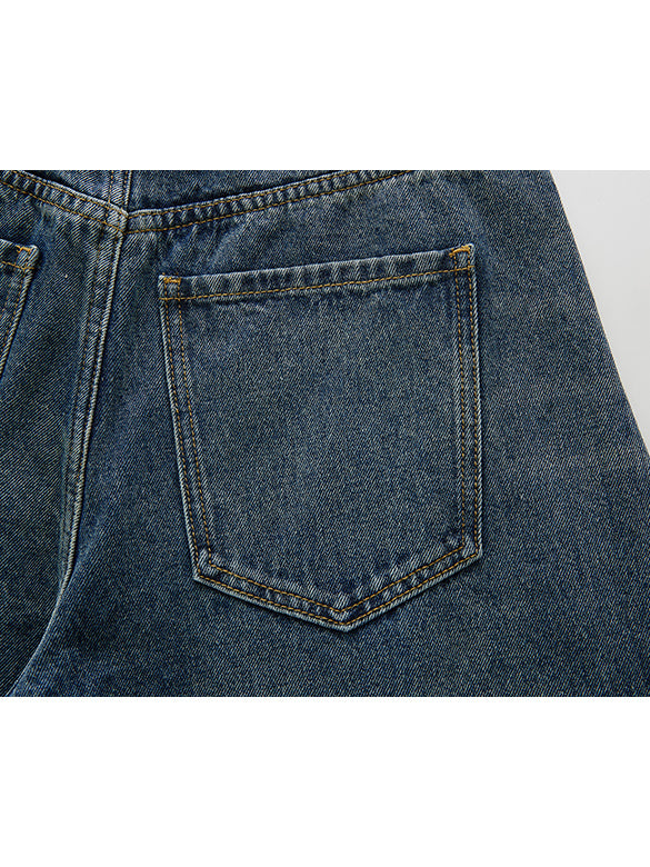 Charm Design Denim Pants