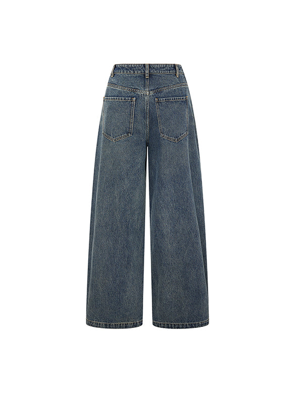 Charm Design Denim Pants