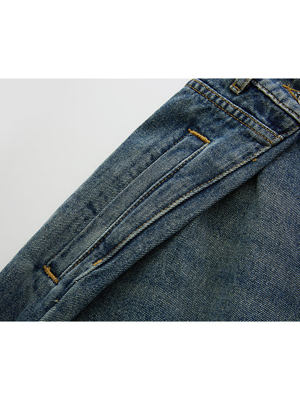 Charm Design Denim Pants