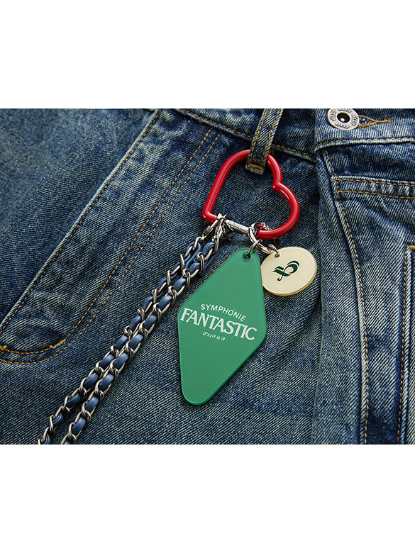 Charm Design Denim Pants