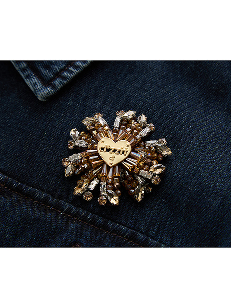 Suede Piping Denim Jacket