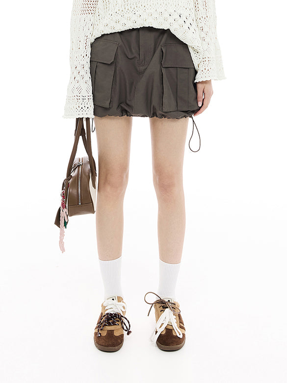 Cargo Short Length Skirt