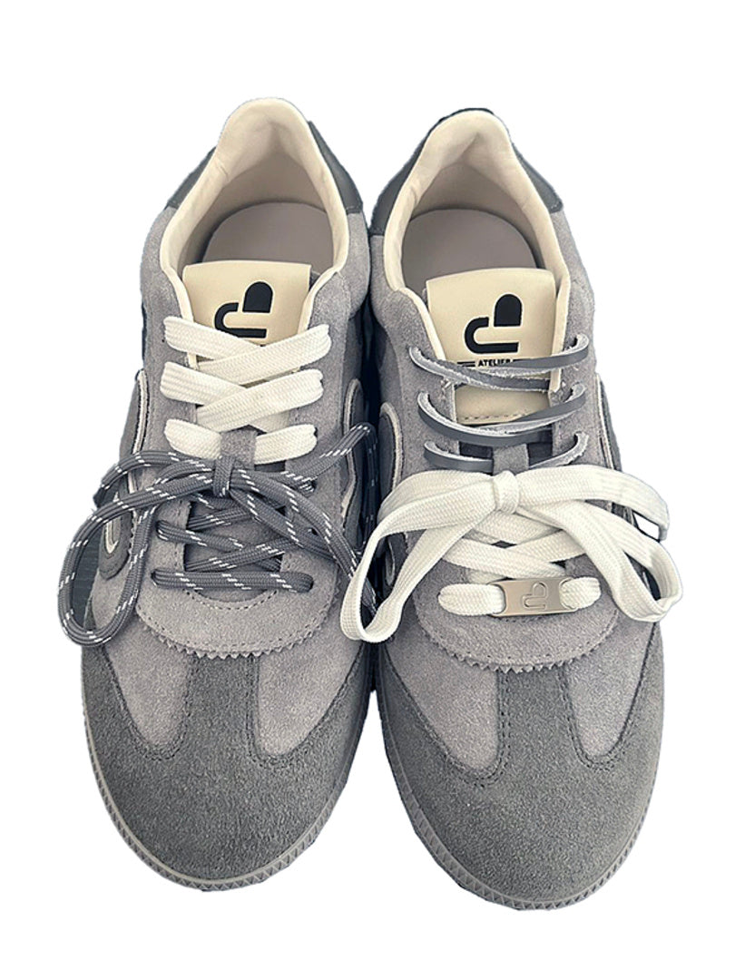 Random Code Suede Sneakers