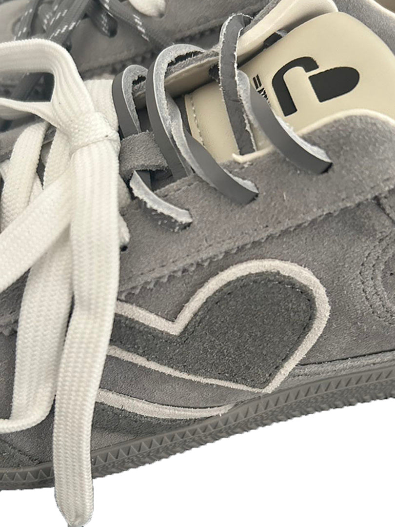 Random Code Suede Sneakers