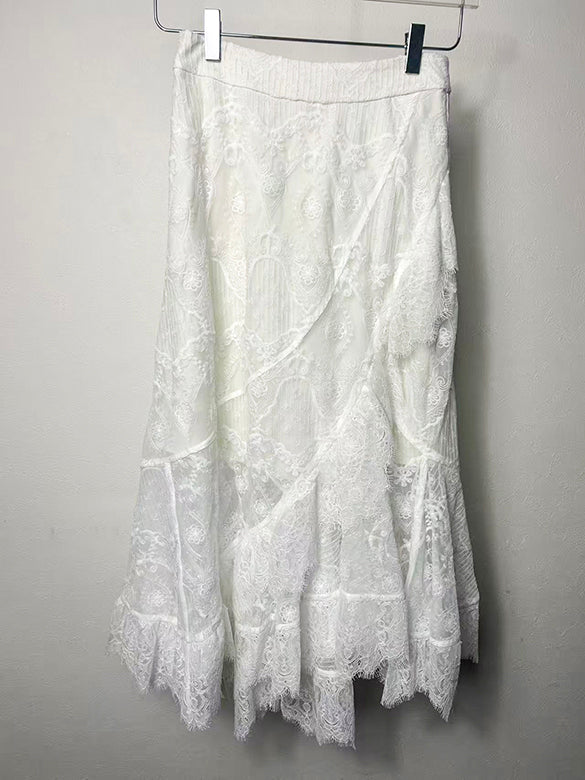 Lace Drape Skirt