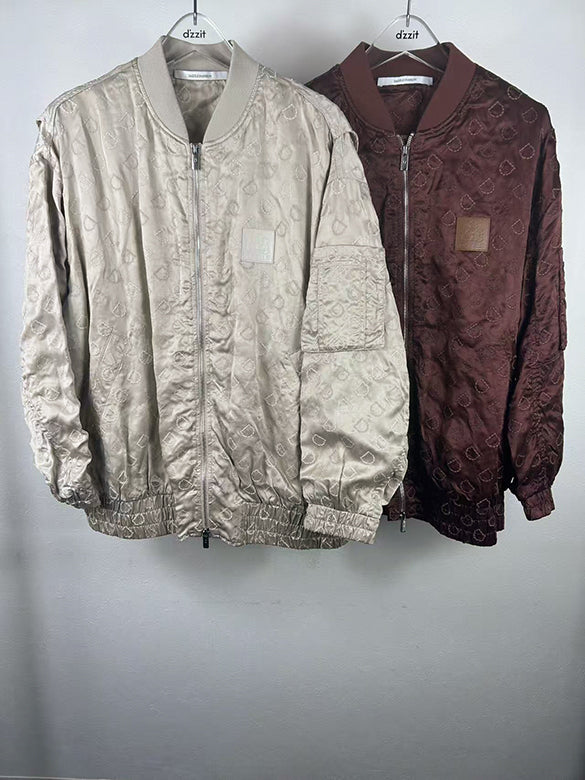 Monogram Embroidery Blouson