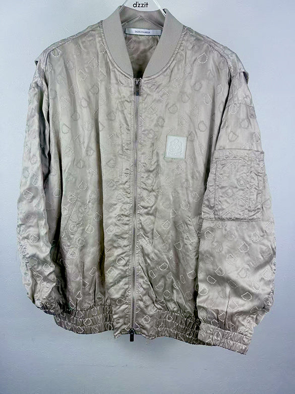 Monogram Embroidery Blouson