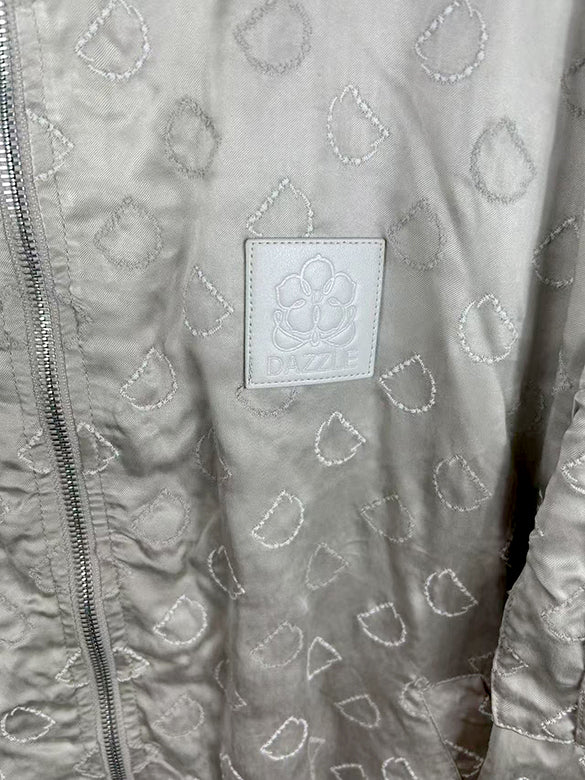 Monogram Embroidery Blouson
