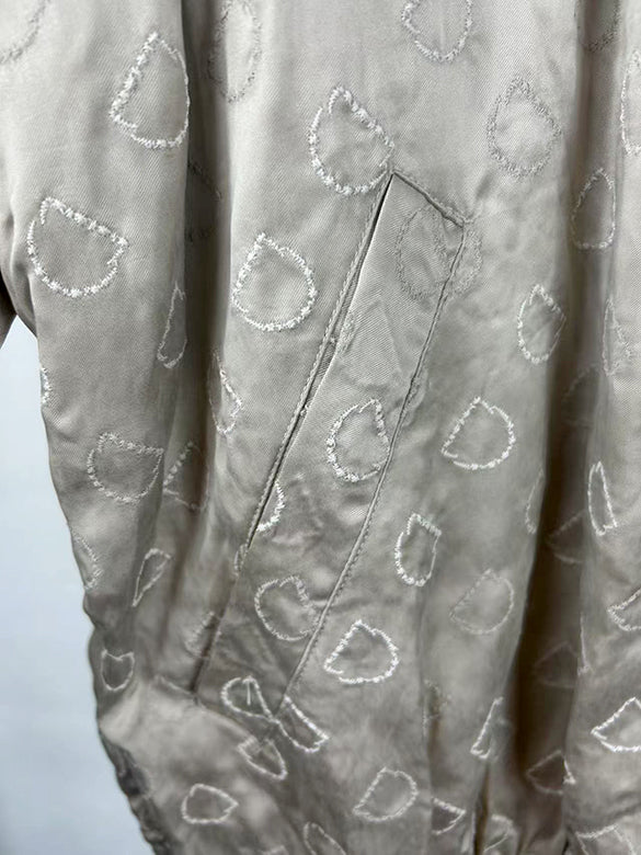 Monogram Embroidery Blouson