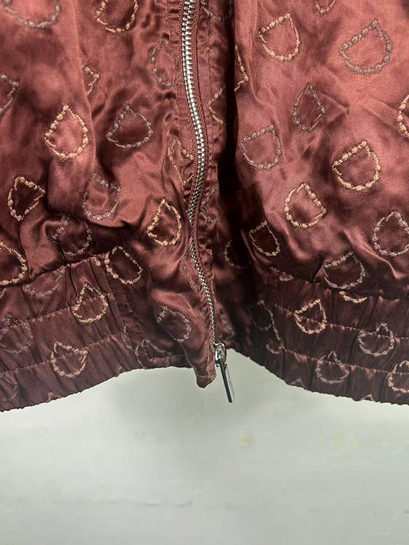 Monogram Embroidery Blouson