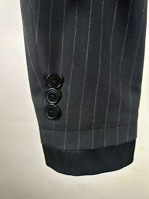Pin-stripe Layered Short Jacket
