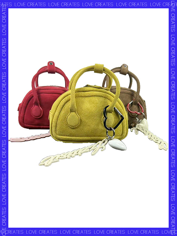 Charm Suede Mini Bag
