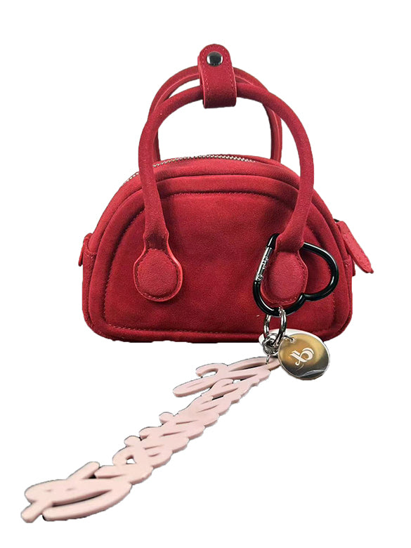 Charm Suede Mini Bag