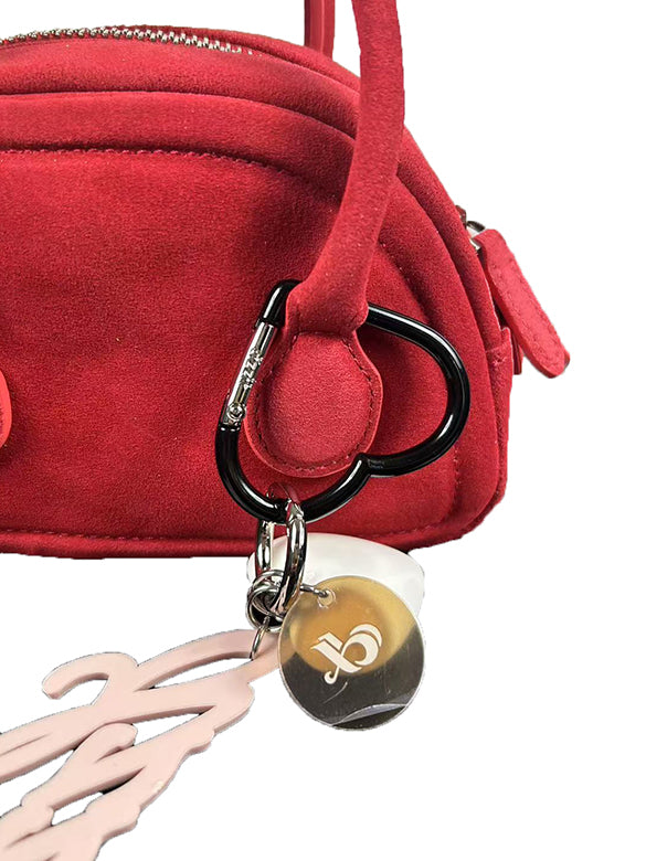 Charm Suede Mini Bag