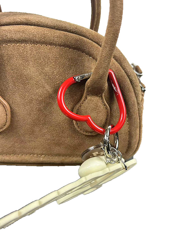 Charm Suede Mini Bag