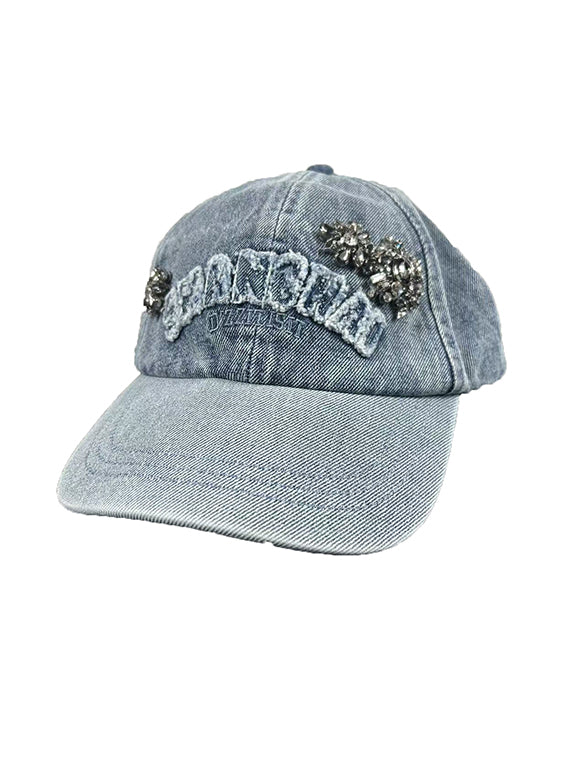 Beads Denim Cap