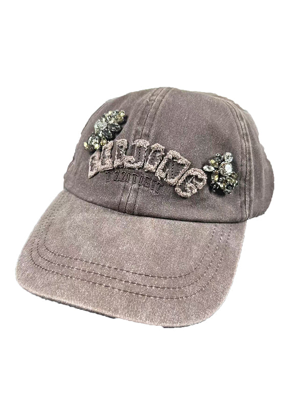 Beads Denim Cap