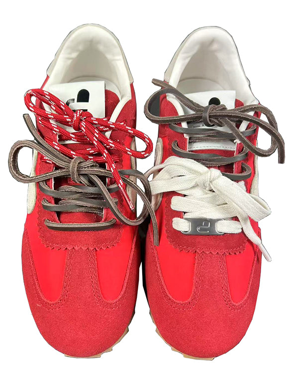 Suede Double Code Sneakers