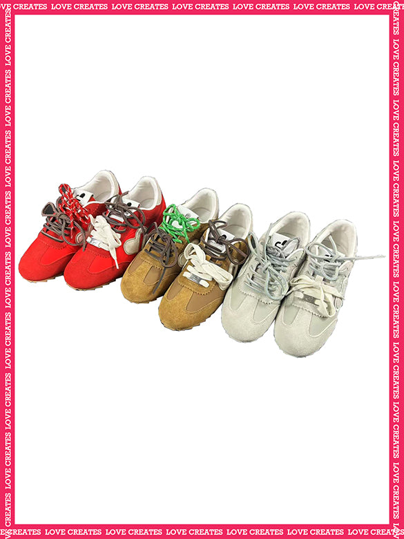 Suede Double Code Sneakers