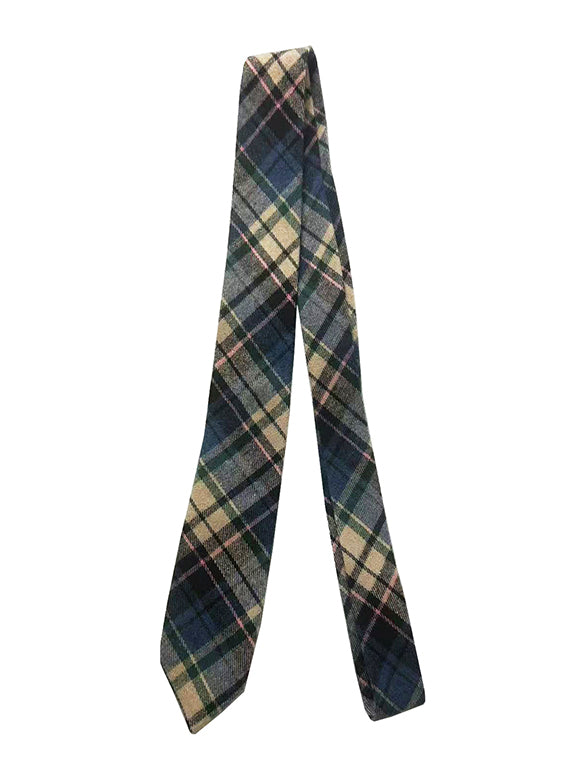 Plaid Tie Design Shirt