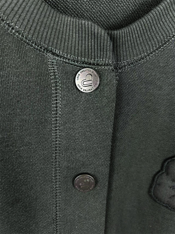 Brooch Sweat Cardigan