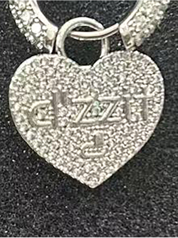 Stone Heart Earrings