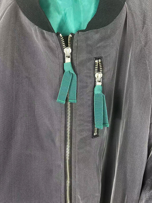 Tulle Stack Long MA-1 Blouson