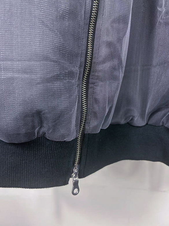 Tulle Stack Long MA-1 Blouson