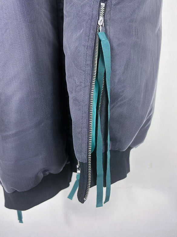 Tulle Stack Long MA-1 Blouson