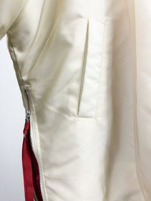 Tulle Stack Long MA-1 Blouson