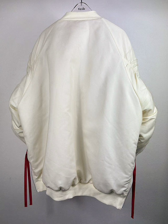 Tulle Stack Long MA-1 Blouson