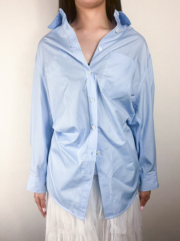Plaid Tie Design Shirt