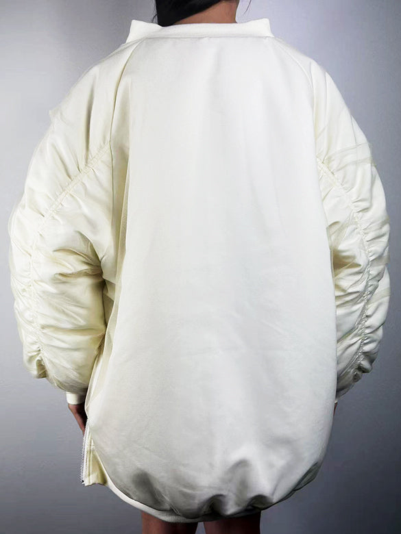 Tulle Stack Long MA-1 Blouson